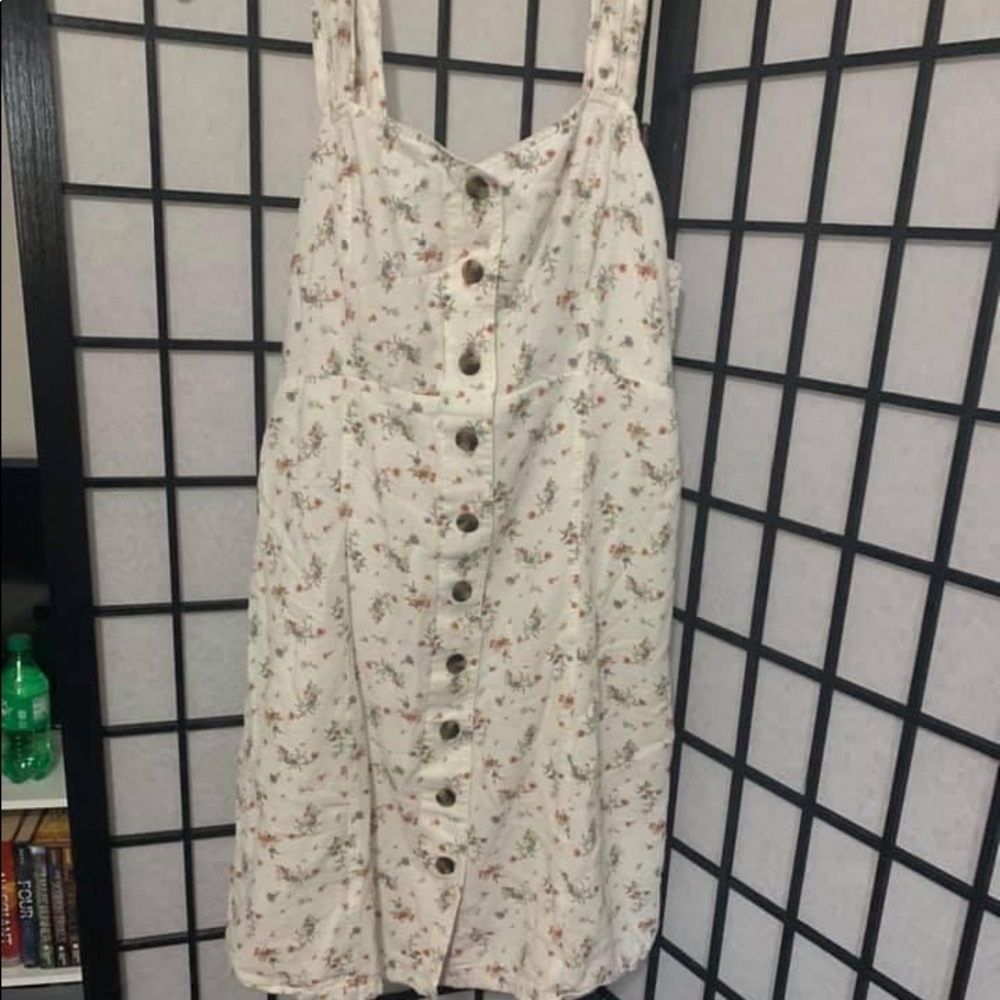 White Floral Dress